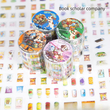 Supermarket Snack Series Die cut Pet Tape
