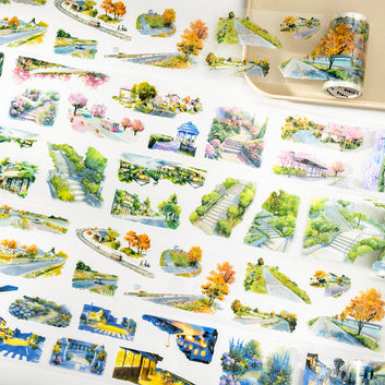 Spring and Autumn series Die Cutting PET Tape