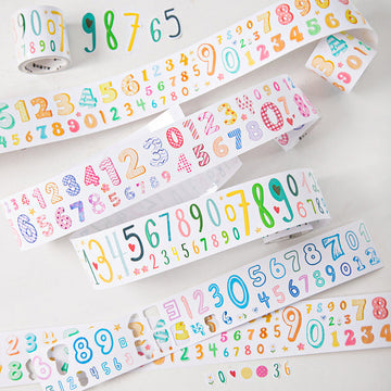Variety Number Series Die Cutting PET Tape