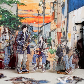 Firework Pedestrians Series sticker