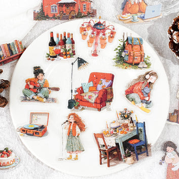 Komori's winter series sticker