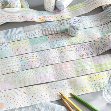 Rainbow Diary Series Die Cutting Washi Tape