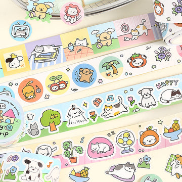 Relaxation Series Die Cutting Synthetic Paper Tape
