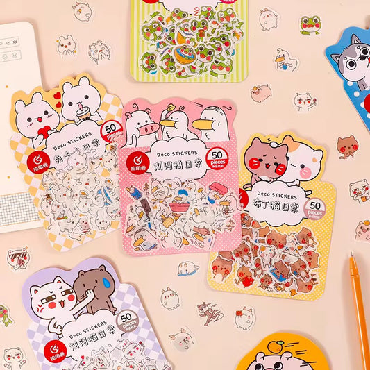 Cartoon Cute Washi Stickers