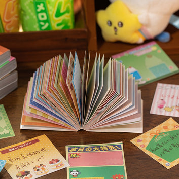 Retro Memo Paper Sticker Book