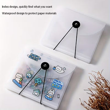 Multi-Layer Expandable A6 Storage Folder