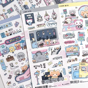Maybean Character Sticker Sheet