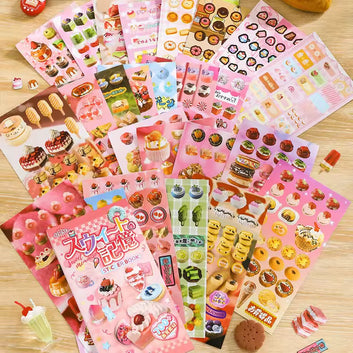 Delicious Collection Retro Sticker Book
