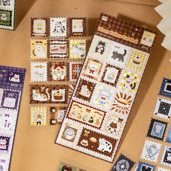 Sweetie Cat Stamps Series Sticker Sheets