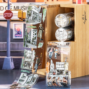 Urban Stroll Series Street Character Pet Tape