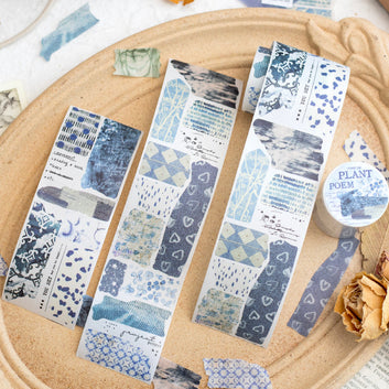 Poems of plants series Die Cutting Washi Tape