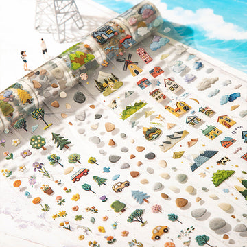 Journey of the Wind Series Die Cutting PET Tape