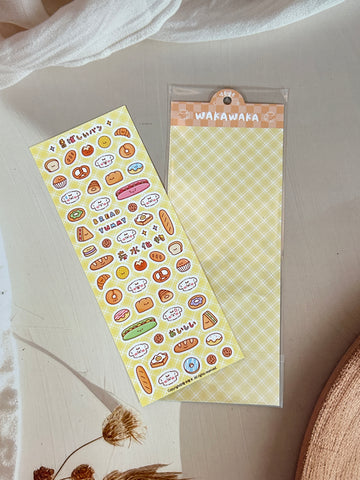 Food series die cut Sticker sheet