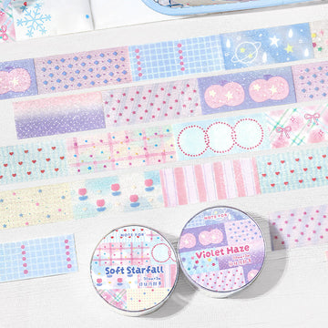 Light Salt Color Poetry Series Flash PET Tape