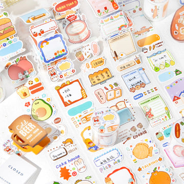 Cute fun frame Series Die Cutting Self-adhesive Tape