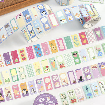 Warm Light Mark series Die Cutting Writing Paper Tape