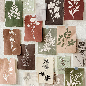 Paper flower shadow series material paper