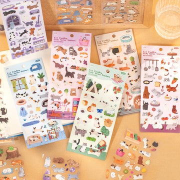 Cat House Daily Life Series sticker Sheets