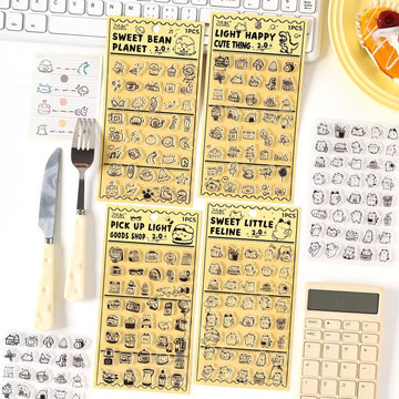 Cute Little House Series Silicone Stamps