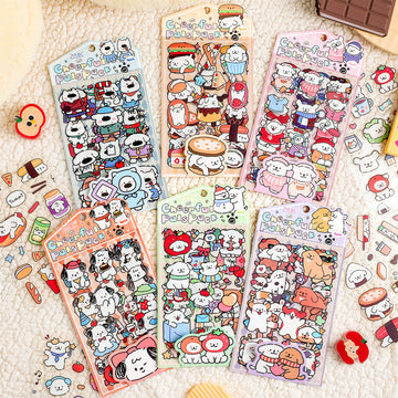 Cute Friends Series Sticker Sheets