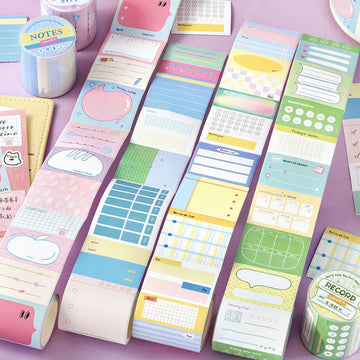 Life Record Series Die Cutting White Kraft Paper Tape