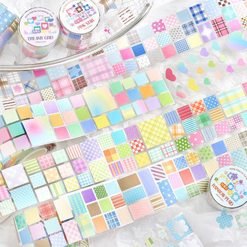 Colorful Classification Series Die Cutting Self-adhesive Tape