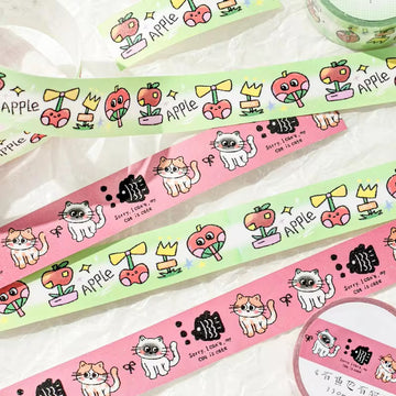 Penny Amusement Park Series Flash Sand Synthetic Paper Tape