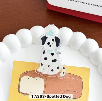 Puppy Shaped Series Acrylic Clip