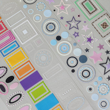 Circles And Dots Series Die Cutting PET Tape