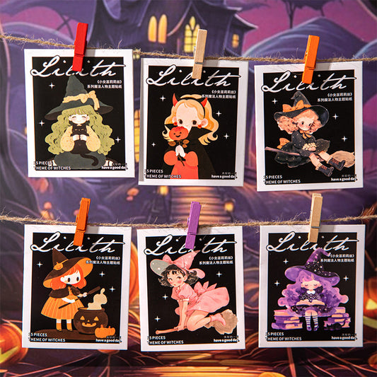 The Little Witch Lilith Series Sticker