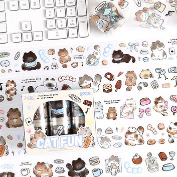 Good meow log series WashiTape Set