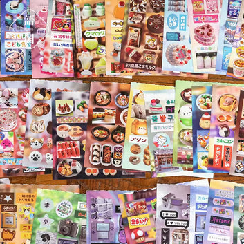Dream Echo Series Japanese Retro Style Sticker Book