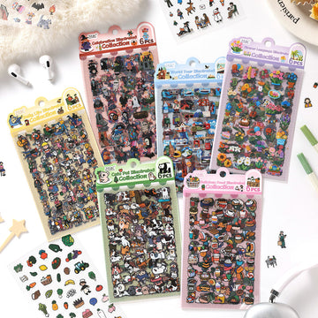All Things Collections series sticker Sheets