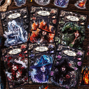 The Gothic witch series sticker