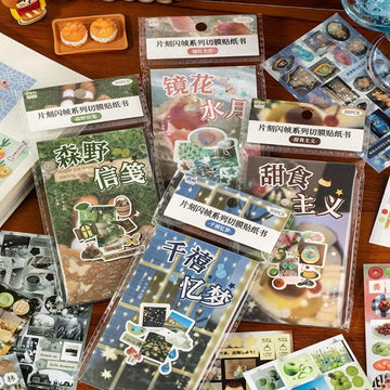 Retro Japanese Style Sticker Book