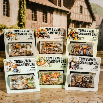 Tom’s Ever Changing Life Series Die Cutting Pet Tape