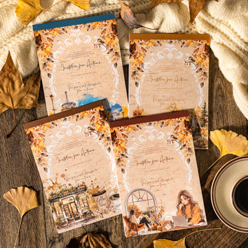 Autumn invitation series sticker book