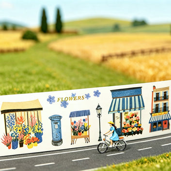 Towns Along The Way Series Die Cutting Washi Tape