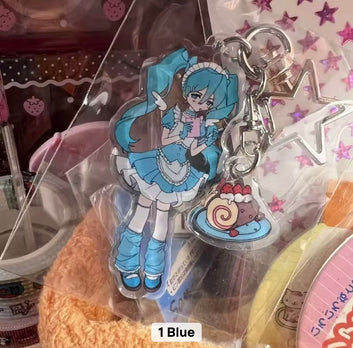 Y2k Style Anime Character KeyChain