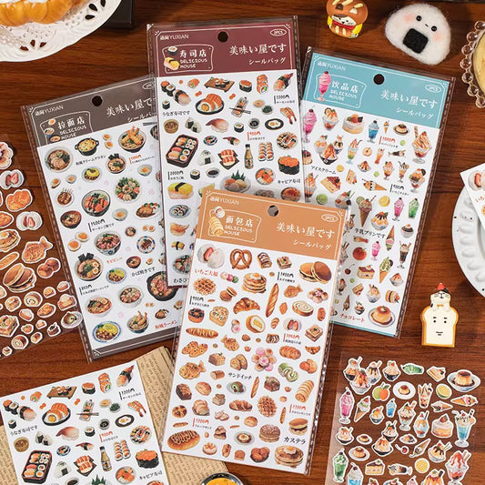 Tasty House Series Sticker Sheets