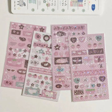 Aesthetic Korean Style Small Sticker Sheet