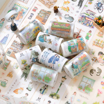 Surprise Time Series Die cutting Pet tape Set