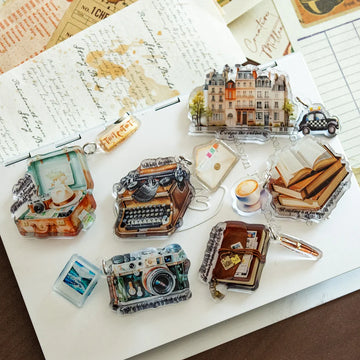 The Next Stop of The Journey Series Acrylic Clips