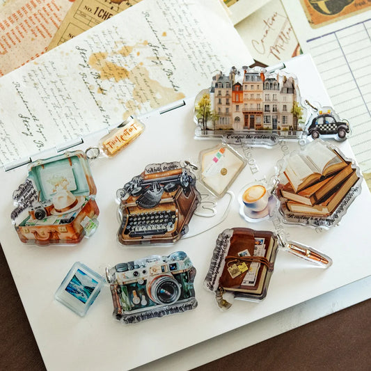 The Next Stop of The Journey Series Acrylic Clips