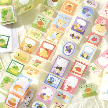 Forest Sweet Fruit House Series Die Cutting Washi Tape
