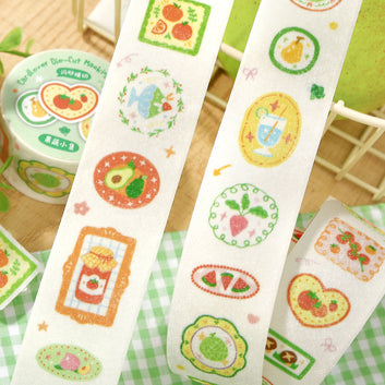 Plant Diary Notes Series Die Cutting Flash Washi Tape