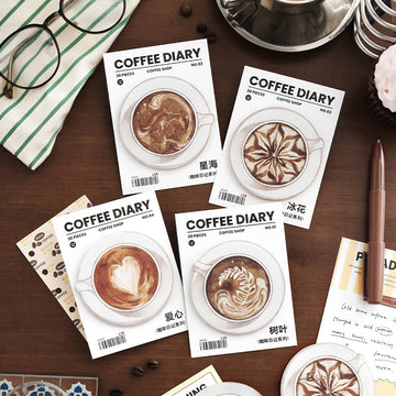 Coffee Diary Series note paper