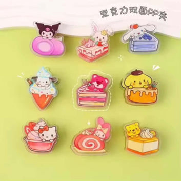 Cute Cartoon Acrylic Clips