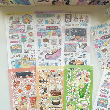 Maybean Character Sticker Sheet