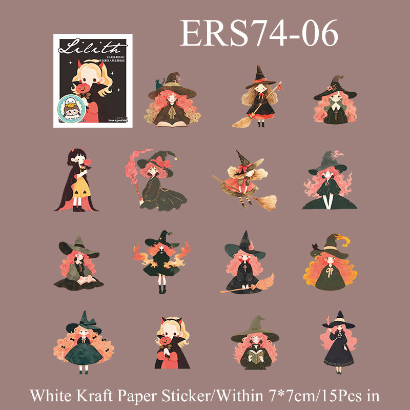 Lilith Firehawk Sticker The Little Witch Lilith Series Sticker